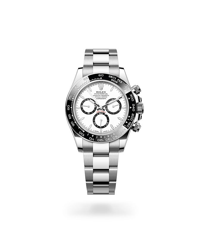Cosmograph Daytona, Oyster, 40 mm, Oystersteel Front Facing