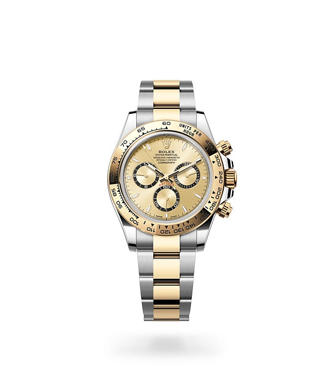 Cosmograph Daytona, Oyster, 40 mm, Oystersteel and yellow gold Front Facing